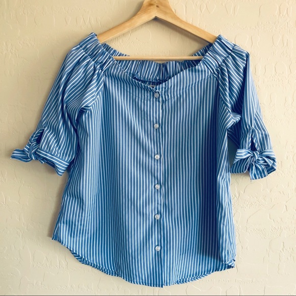 Haute Project Los AngelesStriped Blouses S - Picture 3 of 5